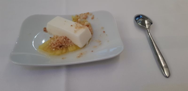 Lufthansa business class review, dessert