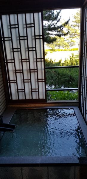 Ichinobo Matsushima, a luxurious Japanese Onsen Hotel, hot tub