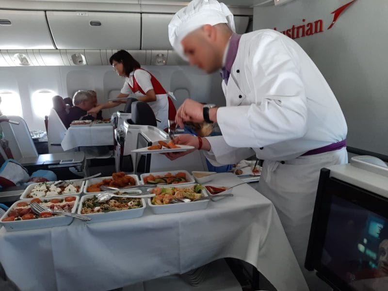 review Austrian Business class