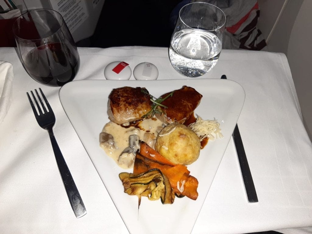 review Austrian Business class
