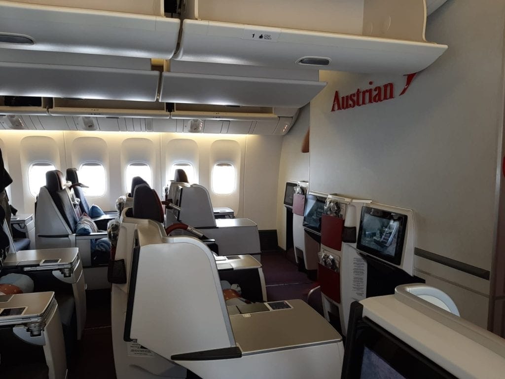 review Austrian Business class
