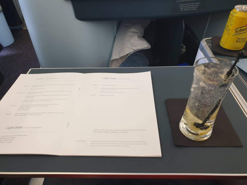 Review KLM business class