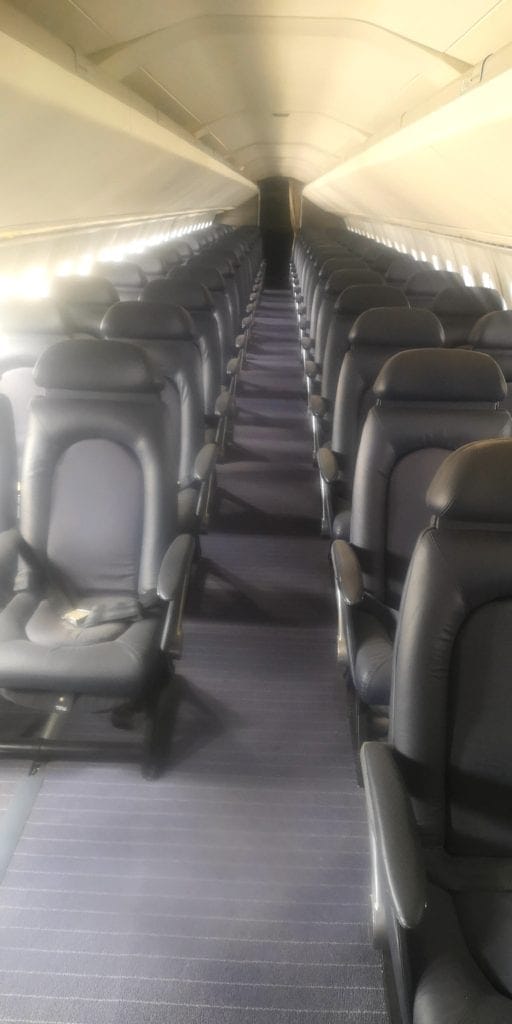 British Airways Concorde seats
