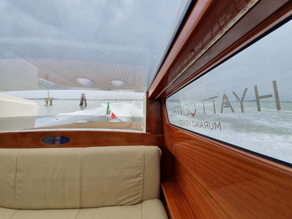 Review Hyatt Centric Murano Venice private boat
