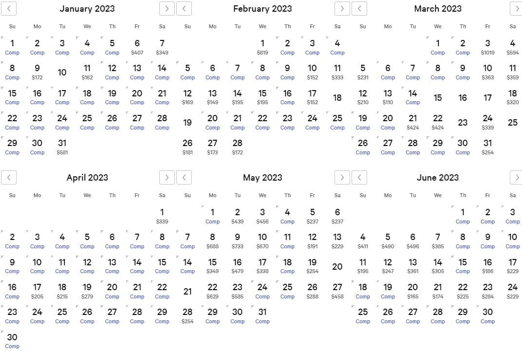 myVEGAS Complimentary One Night Hotel Room Calendar 2023 myVEGAS Complimentary One Night Hotel Room Calendar 2023