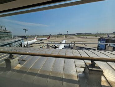 Haneda ANA Lounge review - view