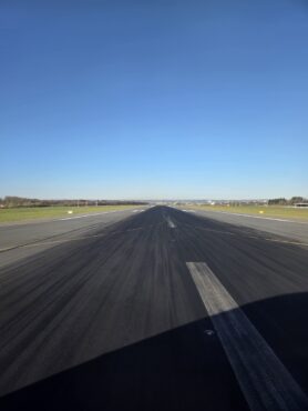 Lufthansa CityJet Business class flight review runway