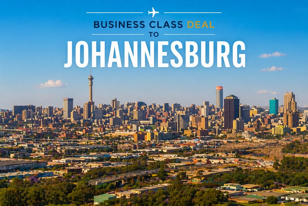 Business Class deal to Johannesburg