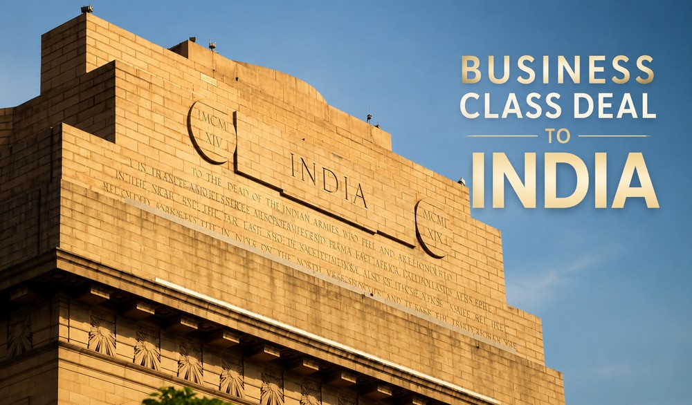 business class deal to india